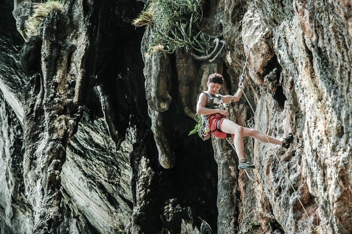 Railay Beach Sea‑Cliff Climbing: Intermediate Half‑Day Private Guide photo 6