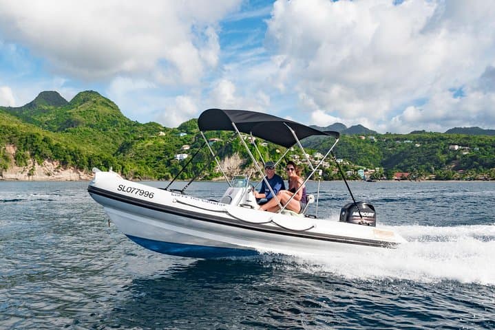 Self-Drive Speedboat and Snorkel — St. Lucia Coastal Experience photo 4