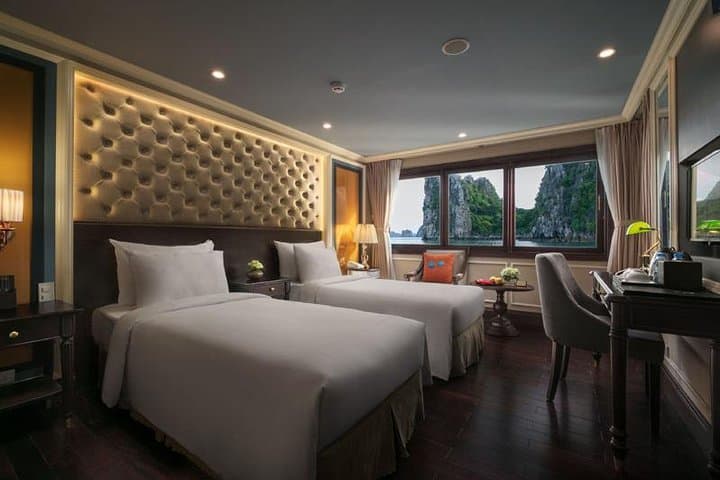 Overnight Bai Tu Long Bay Cruise: Private Balcony Cabins & Kayaking on a 5-Star Ship photo 2