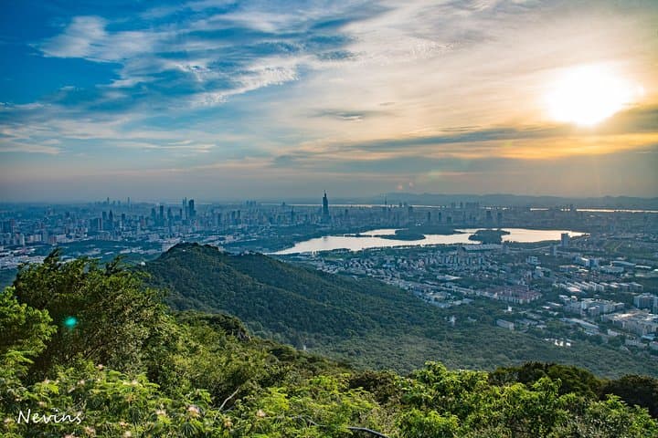 Purple Mountain Ropeway & Linggu Temple Tea Time — Half-Day Nanjing Tour