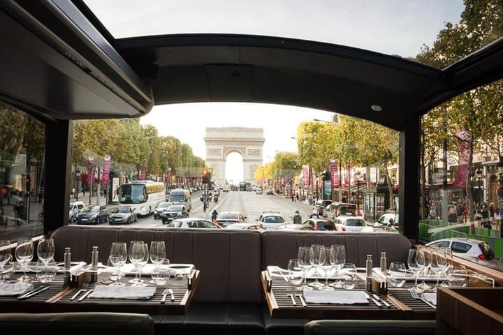 Gourmet Lunch on a Luxury Bus: See Paris While You Dine