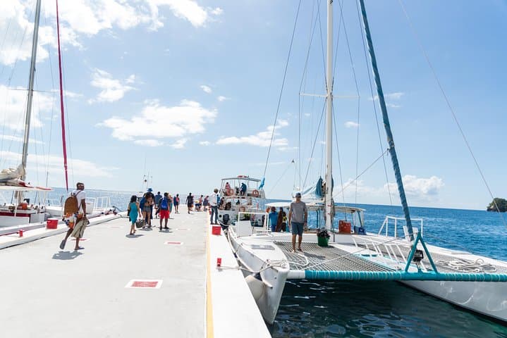 Hop & Drop Soufriere Transfer: Half-Day Boat Ride with Snorkel Stop photo 6
