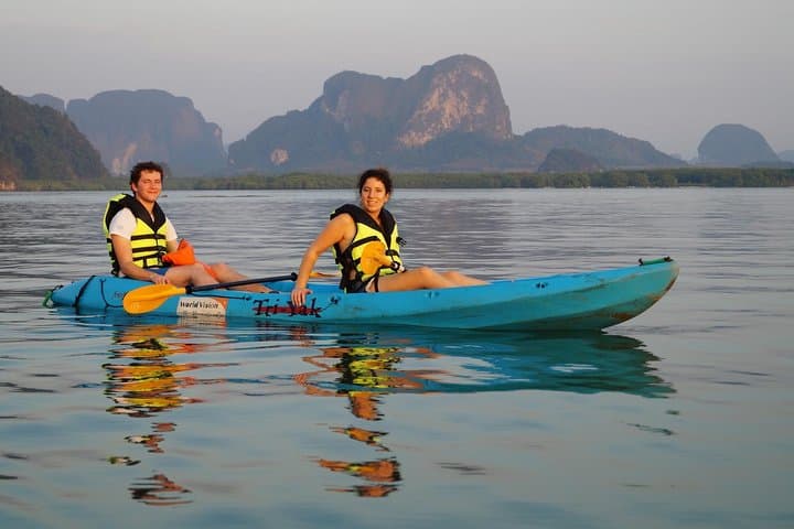 Private Sunset Kayaking in Ao Thalane: Mangrove Canyons & Beach BBQ photo 5