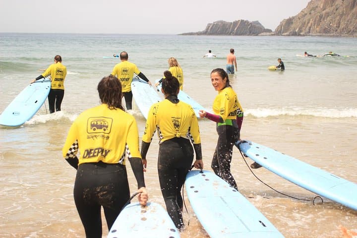 2-Hour Beginner Surf Lesson at Praia da Rocha, Portimão — Learn to Stand Up in Safe Waves photo 5