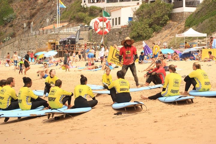 2-Hour Beginner Surf Lesson at Praia da Rocha, Portimão — Learn to Stand Up in Safe Waves photo 6
