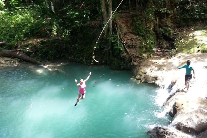 Blue Hole & Dunn's River Falls Day Trip from Falmouth, Jamaica