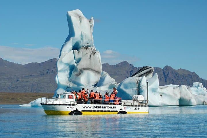 Jokulsarlon Glacier Lagoon Day Tour from Reykjavik — Iceberg Boat Cruise & Diamond Beach
