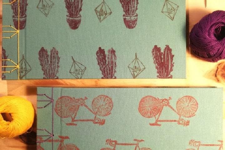 Handmade Japanese Bookbinding Workshop at Marseille's Vieux Port photo 2