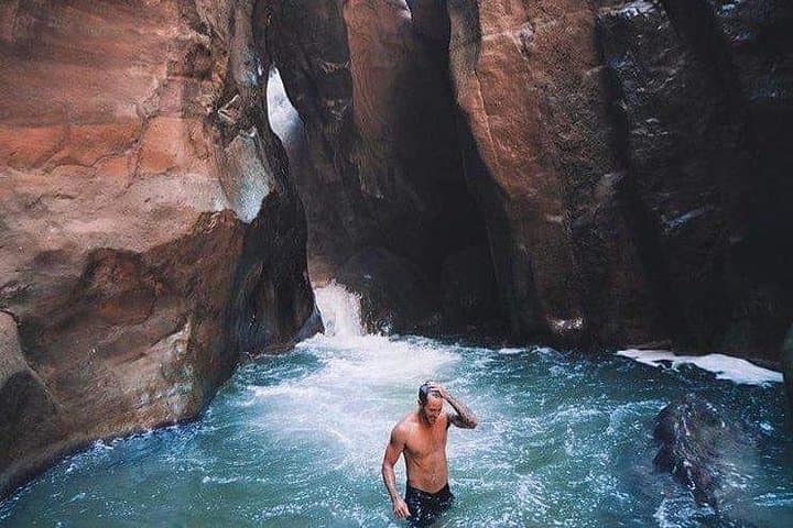Wadi Al Mujib Canyon: Water-Guide Adventure from Amman