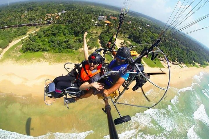 Paramotoring Over Koggala: Motorised Paraglider Day Trip from Colombo photo 5
