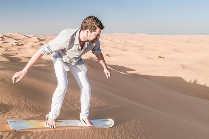 Dubai Red Dune Desert Safari: BBQ, Camel Ride & Sandboarding photo 4