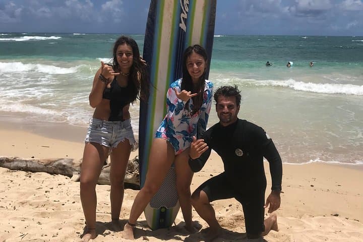 Semi-Private Surf Lesson at Punaluu Beach, Oahu — 2-Hour Beginner Surfing Experience photo 3