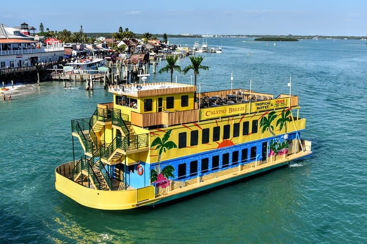Calypso Breeze Daytime Tropical Buffet: John's Pass Sightseeing Cruise with Island-Style Lunch