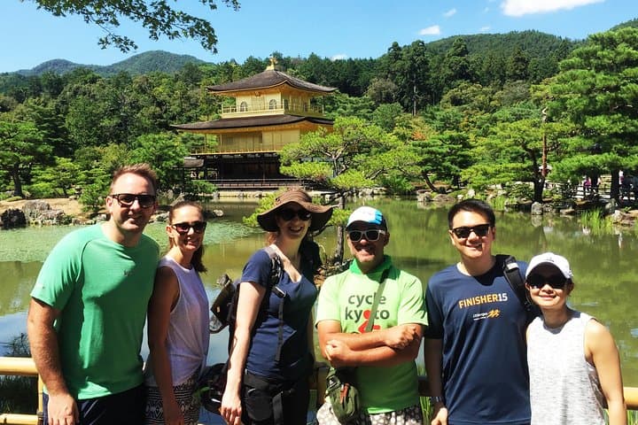 North Kyoto Bike Tour — Golden Pavilion, Shrines & Riverside Lunch photo 1