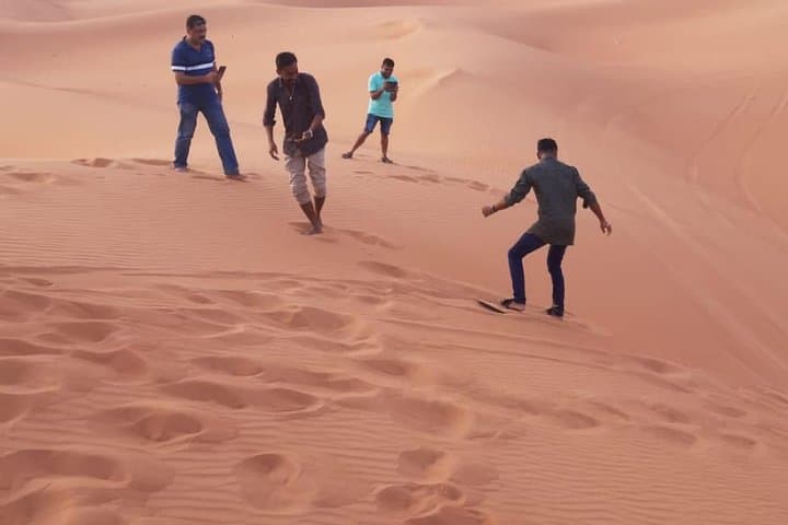 Evening Flip-Top Jeep Desert Safari in Dubai: Dune Bashing, Camel Ride & BBQ photo 2