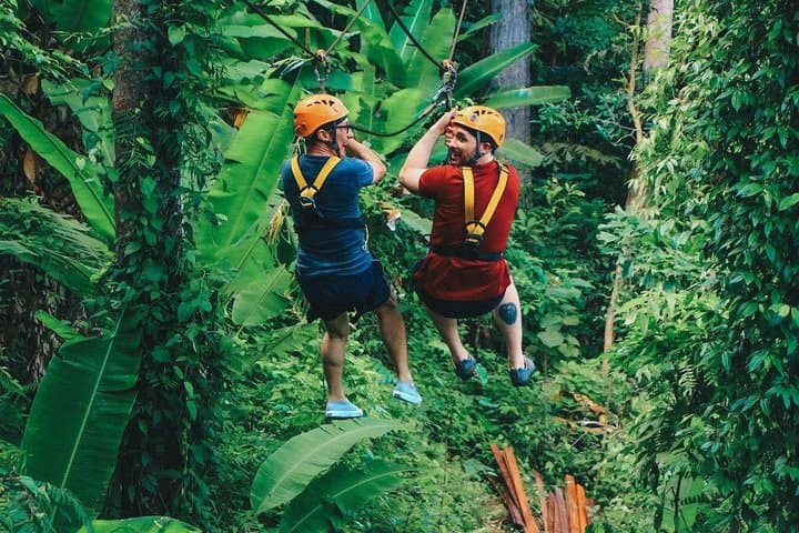 Soaring Above Phuket Rainforest: Flying Hanuman Zipline with Private Transfer photo 3
