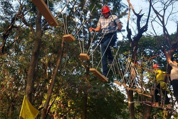 Tea Top Rope Course Above Palampur Tea Gardens