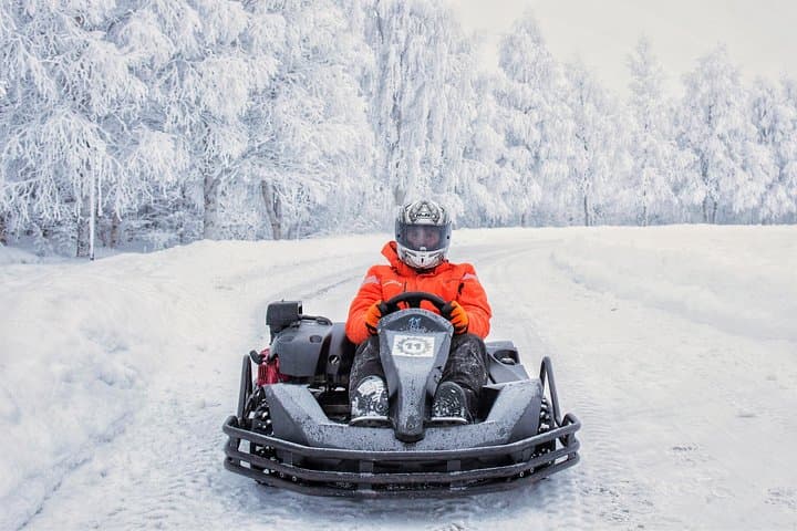 Arctic Ice Karting and Snowmobile Safari in Rovaniemi — Drive Frozen Tracks and Lakes photo 5