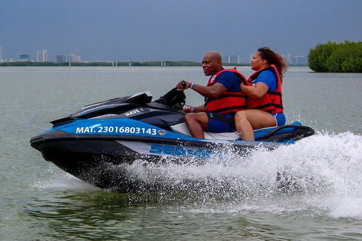 High-Speed Jet Ski Rentals in Cancun Nichupte Lagoon — 30-Minute Shared Ride photo 4