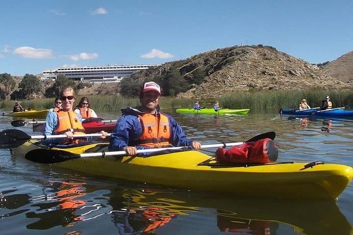 Kayak to the Uros and Taquile: Lake Titicaca Day Trip from Puno