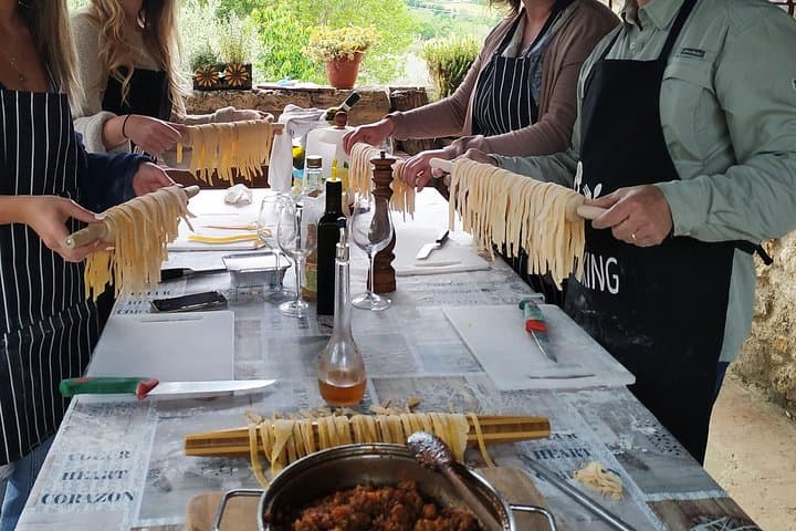 Private Tuscan Cooking Class & Wine Tasting at a Radda in Chianti Farmhouse