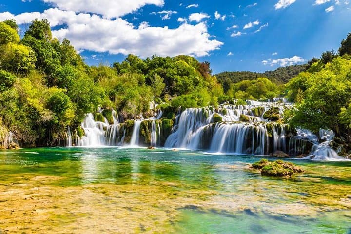 Private Krka Waterfalls and Trogir Day Tour from Split