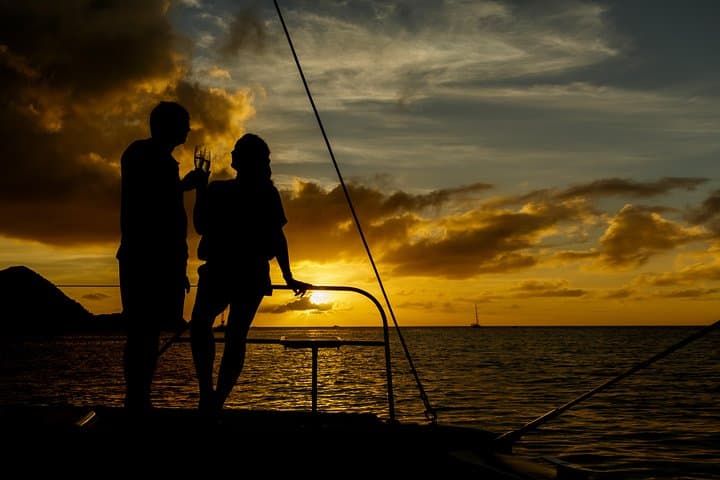 St. Lucia Champagne Sunset Catamaran Cruise from Castries photo 5