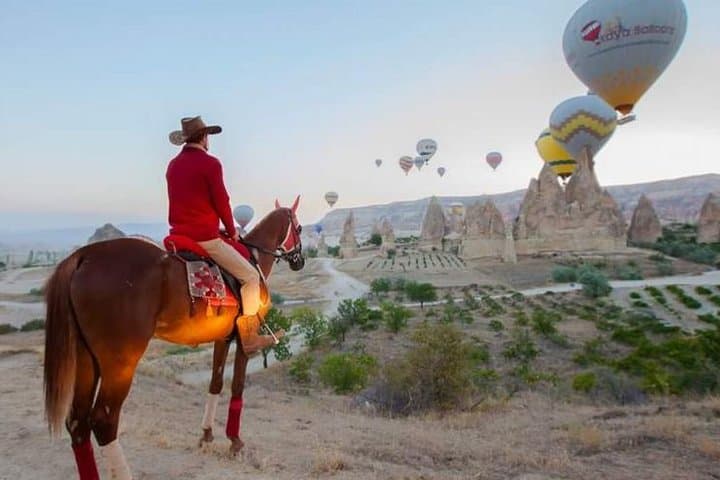 Sunset Horseback Riding Through Cappadocia's Valleys