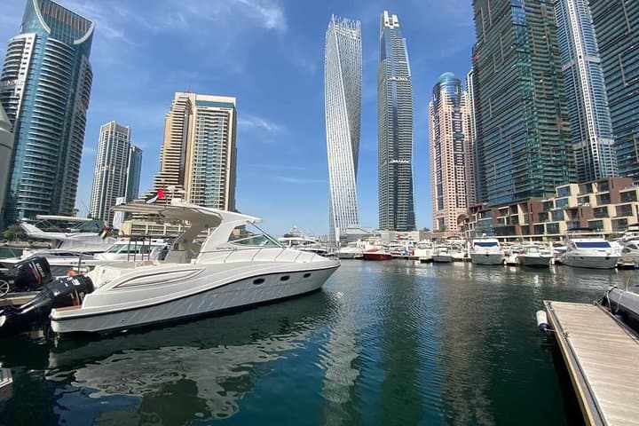 2-Hour Dubai Marina Mini Yacht Cruise — Bluewaters, Palm & Atlantis Views photo 3