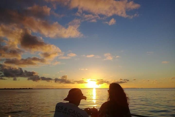 Grace Bay Private Sunset Cruise — Turtle Cove Power Catamaran at Dusk photo 2