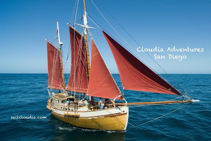 Sail the Cloudia: Private 2-Hour Mission Bay Ketch Cruise
