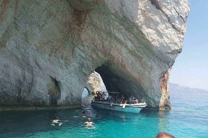 Navagio Shipwreck and Blue Caves: Bus-and-Boat Coastal Tour photo 1