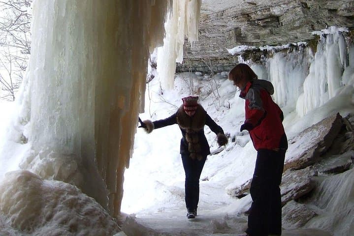 Explore Jägala Waterfall: Ice Walls, Fossils & a Rustic Picnic from Tallinn photo 6