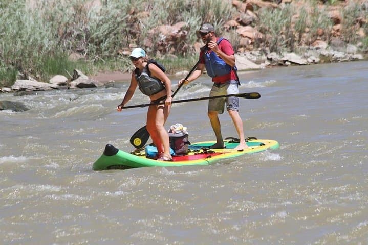 Moab Party Paddle Board Day Rental — Inflatable Group SUP for Colorado River & Kens Lake photo 3
