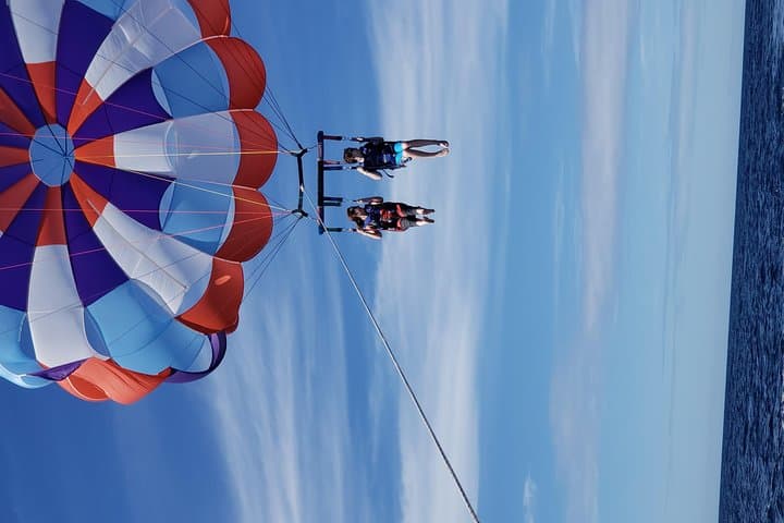 Private Parasailing Over West Bay Beach with Chocolate & Rum Tasting photo 4