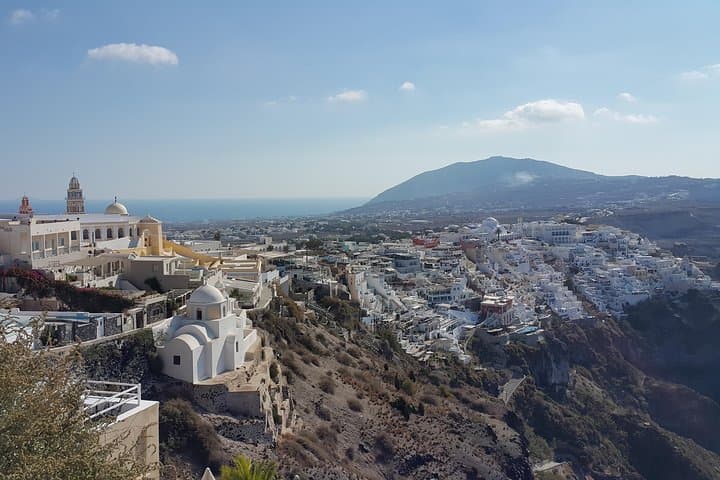 Santorini Panorama: 4‑Hour Small‑Group Shore Excursion with Minimal Walking