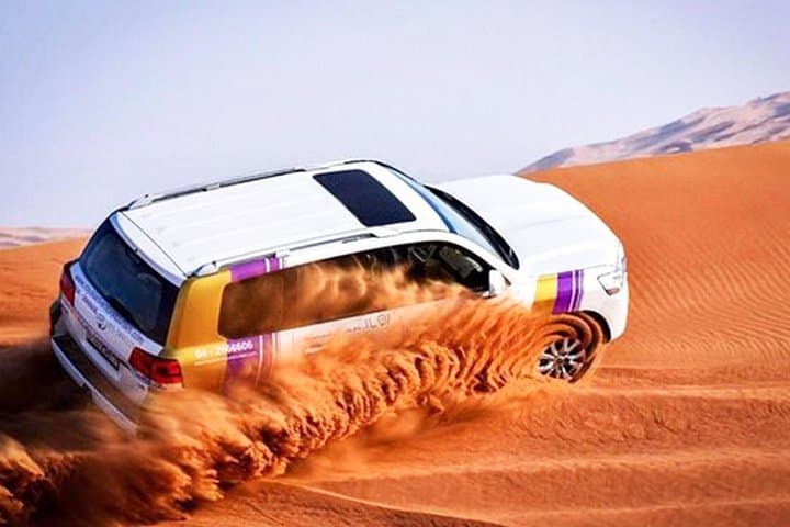 Sunset Dune Safari from Dubai: Premium Bedouin Camp & Dune Bashing