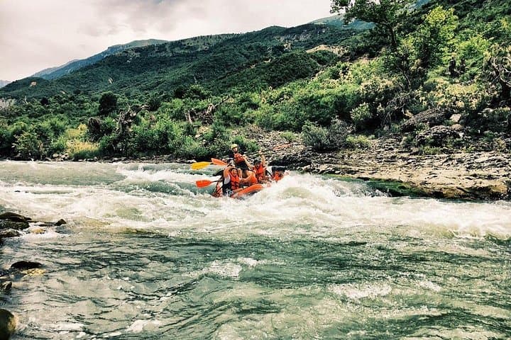 Rafting the Vjosa River and Benja Hot Springs Day Trip from Gjirokastër