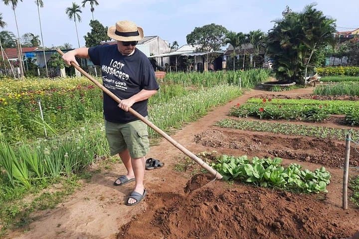 Hoi An Village Experience & Lantern Making — Tra Que Farming, Buffalo Ride & Basket Boat photo 6