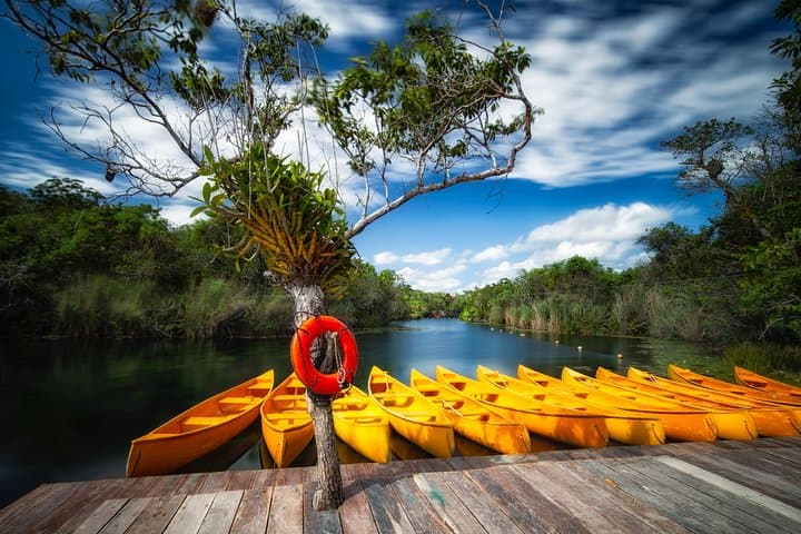 Tulum Ruins & Three Cenotes Jungle Adventure: Zipline, Snorkel and Mayan Lunch photo 2
