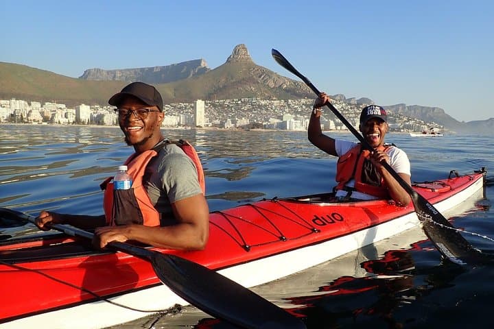 Sunset Sea Kayak Through Table Bay: Dolphins, Wrecks & Mountain Views photo 2