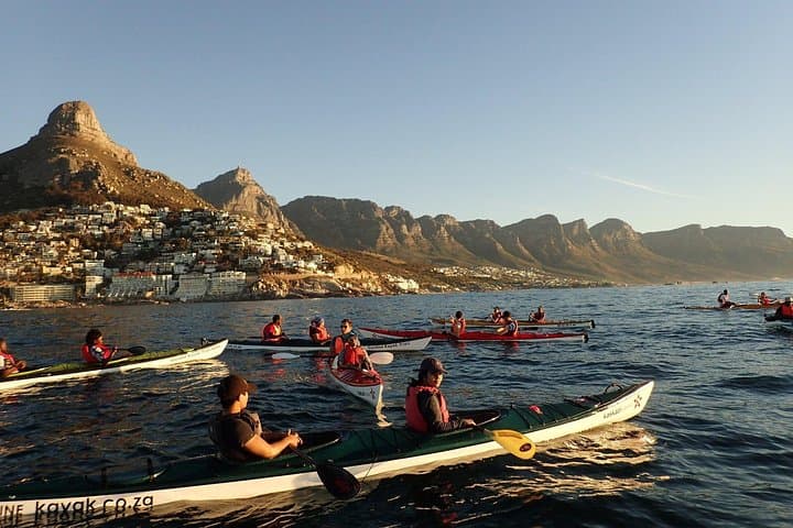 Sunset Sea Kayak Through Table Bay: Dolphins, Wrecks & Mountain Views photo 3