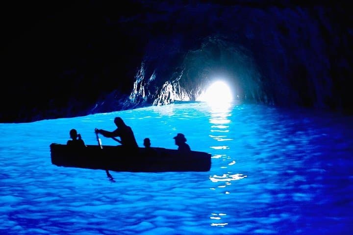 Blue Grotto & Anacapri Walking Tour — Capri Day Trip with Chairlift and Gardens