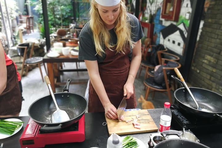 Half-Day Chengdu Farm Cooking Class & Spice Market Exploration — Spice Market Tour & Hands-On Sichuan Cooking