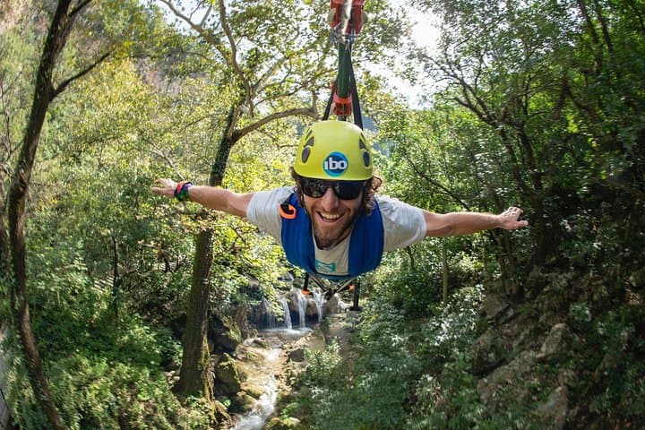 IBO Roller Zip at Cola de Caballo: Zip-Coaster Adventure Near Monterrey
