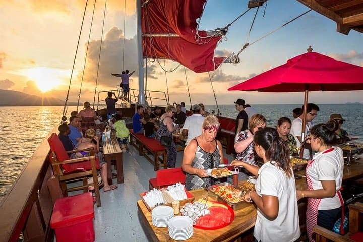 Koh Samui Red Baron Sunset Dinner Cruise — 4-Hour Thai Junk Ship Sunset & Buffet photo 5