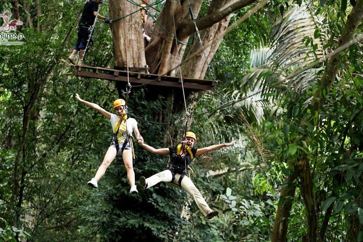 Soar Through Phuket's Rainforest: Hanuman World Zipline Adventure photo 6
