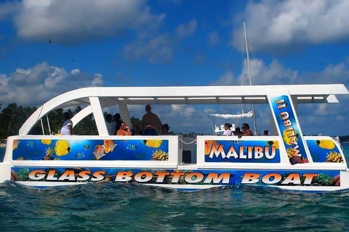 Glass Bottom Boat & Natural Pool Adventure in Punta Cana