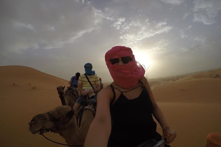 Sunset Camel Ride in Merzouga's Erg Chebbi Dunes photo 5