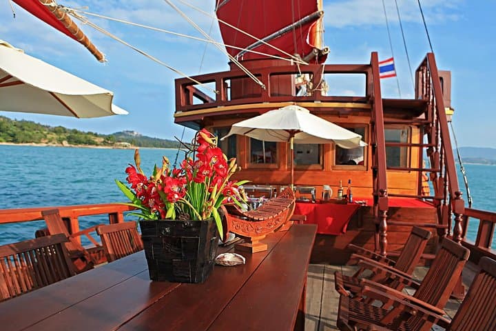 Red Baron Chinese Junk: Koh Samui Cruises to Angthong, Phangan & Sunset Sails photo 4